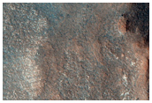 Polar Crater with Summer Ice
