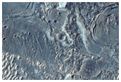 Blocky Deposit on Floor of Melas Chasma