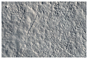 Crater Wall or Escarpment in Kasei Vallis and Chryse Regions