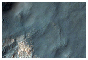 Central Peak of Crater in Tyrrhena Terra