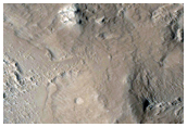 Yardangs in Area Also Covered by Viking 1 Images