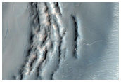 Crater in Sinus Sabaeus