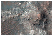 Central Structure of an Impact Crater in North Terra Sabaea
