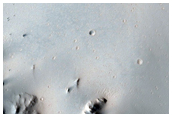 Crater in the Tharsis Region