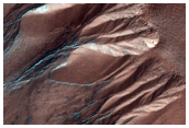 Terrain in Lyell Crater