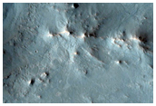 Megabreccia in Large Central Pit North of Syrtis Major Planum