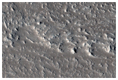 Lava Flow with Channel and Levees near Cyane Fossae