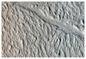 Flood Lava Passing through a Constriction in Amazonis Planitia