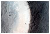 Very Fresh Small Crater in Hesperia Planum