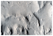 Sinuous Ridges and Yardangs South of Zephyria Planum