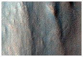 Etched Terrain on Argyre Floor with Gullied Scarps