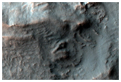 Central Peak of Crater in Icaria Planum