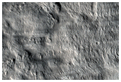 Ejecta of Very Well-Preserved Crater
