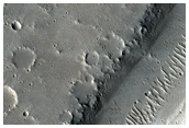 Wind Streak  Site Northwest of Uranius Tholus