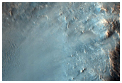 Impact Crater with Central Peak in Syrtis Major