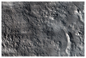 Ejecta of Very Well-Preserved Crater