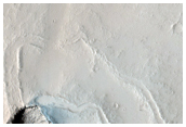 Martian Volcanic Vent with Elevated Rim