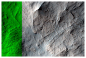Central Peak of an Impact Crater in Promethei Terra