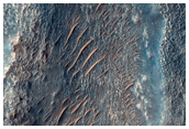 Layers on Crater Floor West of Hellas Planitia