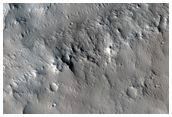 Fissure in Crater Ejecta