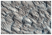 Ridges in Medusae Fossae Formation