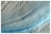 Small Crater with Possible Olivine