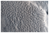 Ridges in Schiaparelli Crater