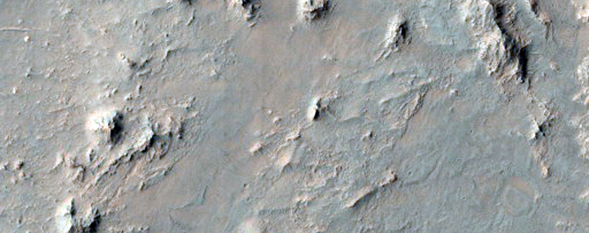 Possible MSL Rover Landing Site Eberswalde Crater