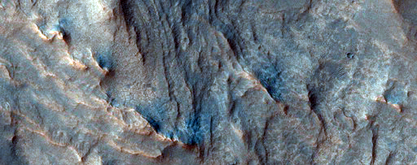Ventaglio stratificato nel cratere Runanga