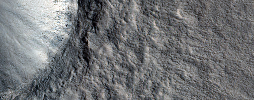Fresh 1-Kilometer Crater
