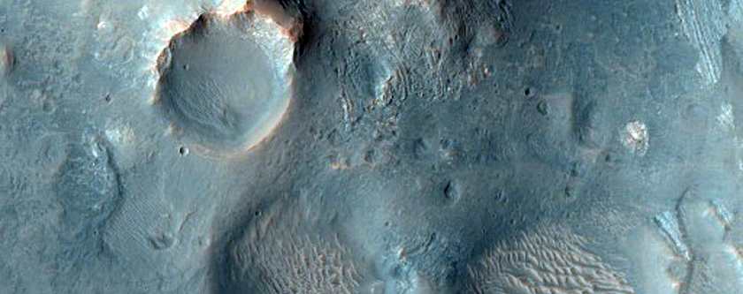 Oudemans Crater Central Uplift