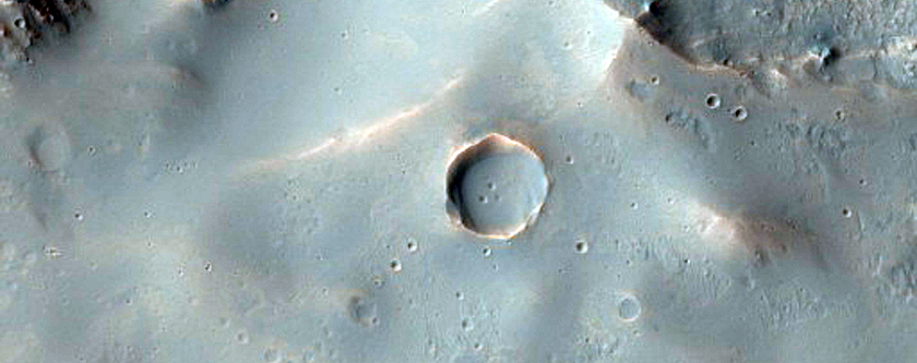 Impact Crater Merged into Coprates Chasma
