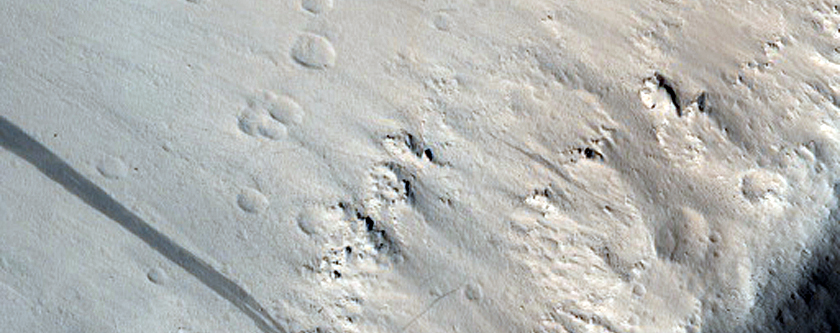 Possible Fresh Impact Site Formed between April and November 2008