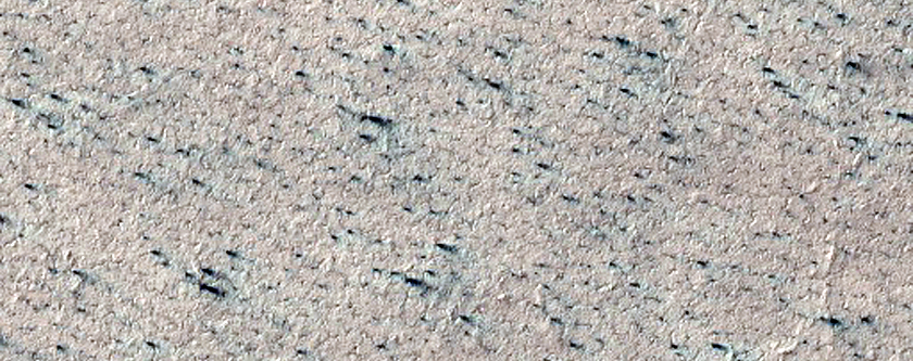Frosted Southern Plains in Early Spring and Lau Crater