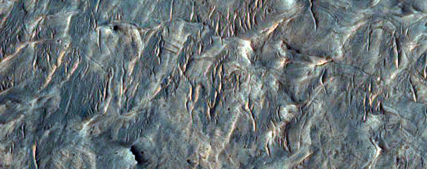 Southwest Melas Chasma Landforms