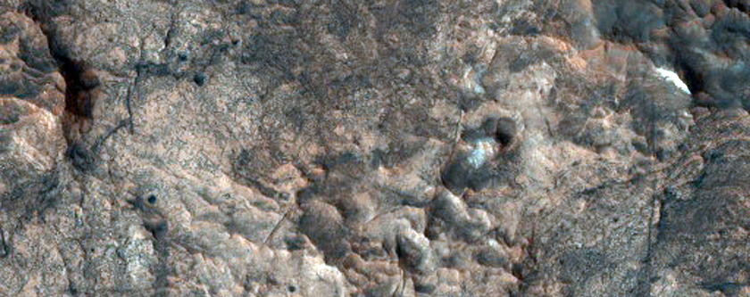Possible MSL Rover Mawrth Region 2 Landing Site