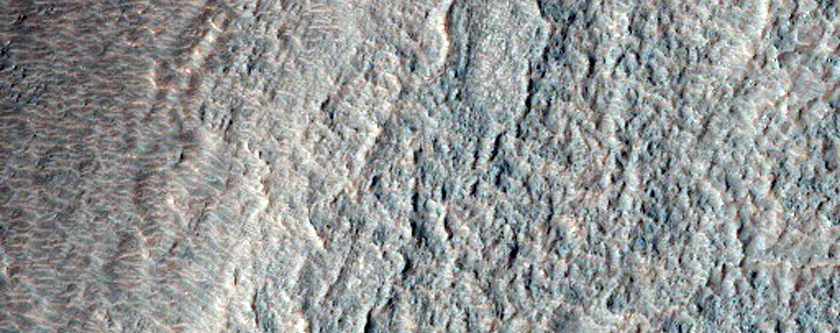 Coronae Montes on Hellas Basin Floor
