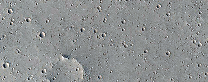 Fresh Crater Cluster Formed between April 2004 and January 2006