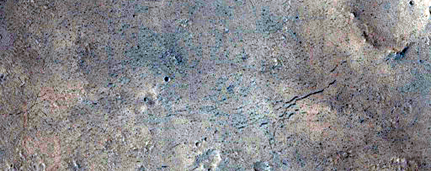 Brazos Region Basin Southeast of Schiaparelli Crater
