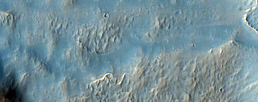 Gully in Crater Wall
