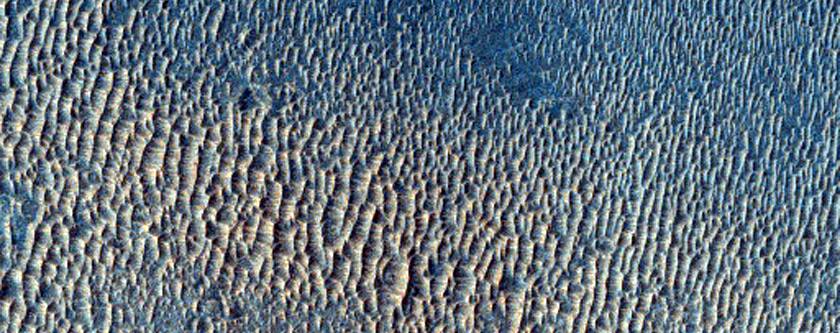 A Mariner-6 űrszonda által fényképezett terület