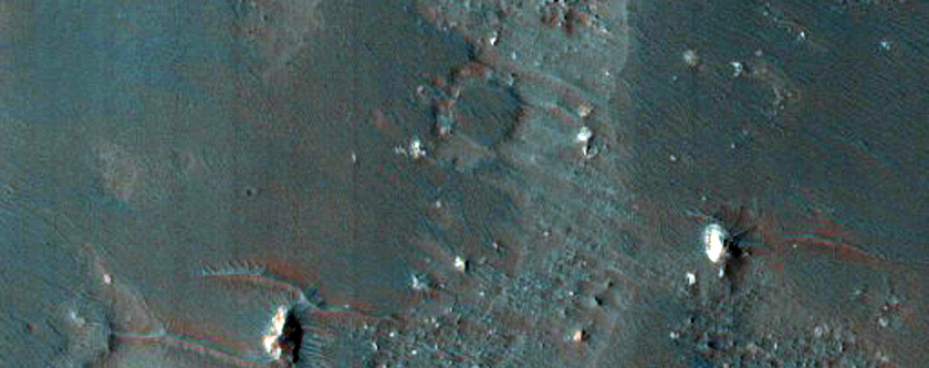 Possible Delta-Lake Transition in Eberswalde Crater