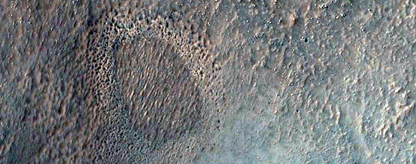 Olivine Rich Knob North of Argyre Planitia