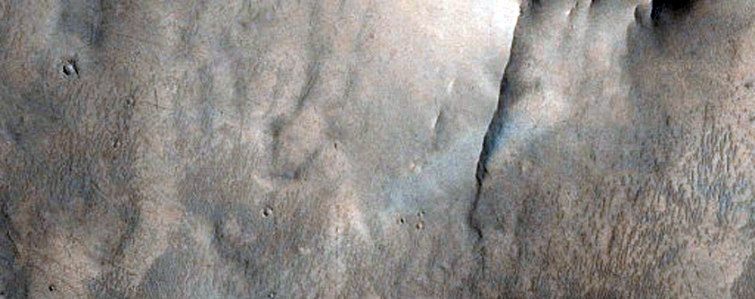 Rocky Patch in Antoniadi Crater