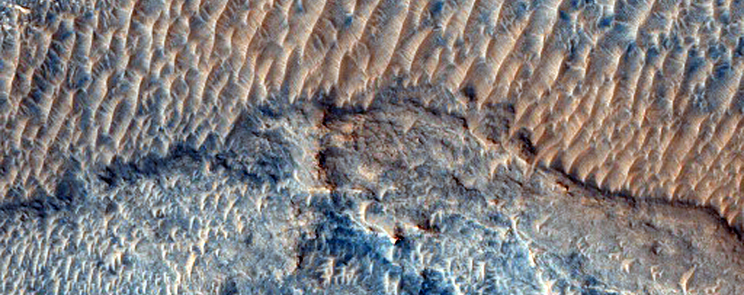 Sinuous Ridges in Northeast Meridiani Planum
