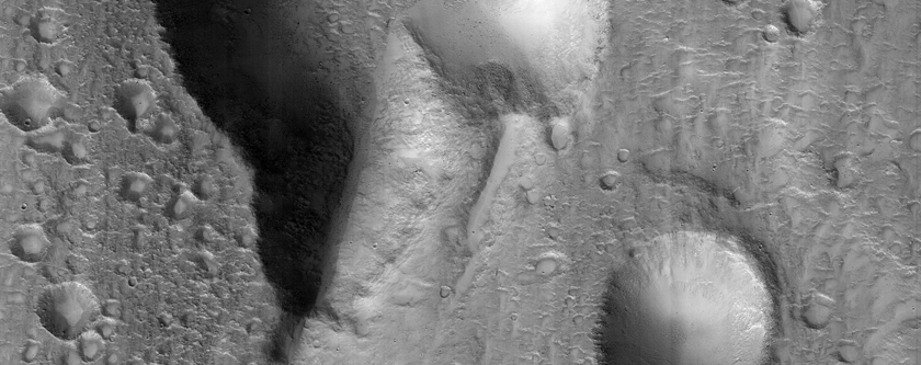 Head of Rille East of Hecates Tholus