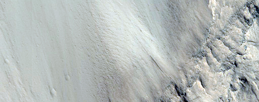 Alcove in East Candor Chasma Layered Deposits