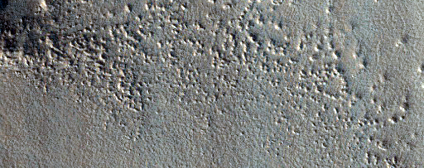 Central Uplift of Quenisset Crater