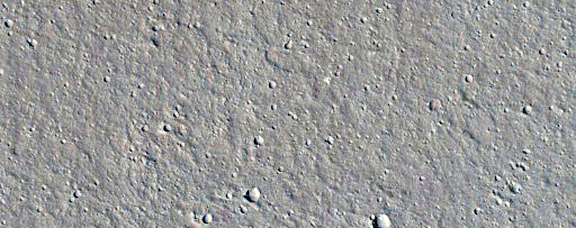 Zunil Crater Secondary with Impressive Wind Streak in Elysium Planitia