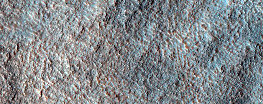 Chaotic Region of Dao Vallis